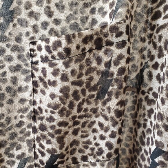 Torrid Plus Size Leopard Print Blouse - Picture 4 of 9